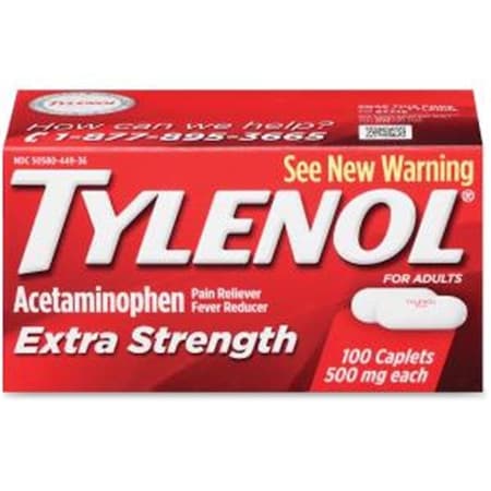 Johnson & Johnson JOJ044909 Tylenol Extra Strength Caplets